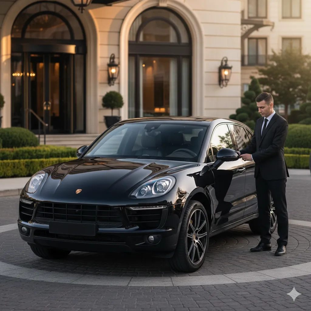 اجاره پورشه ماکان به صورت با راننده