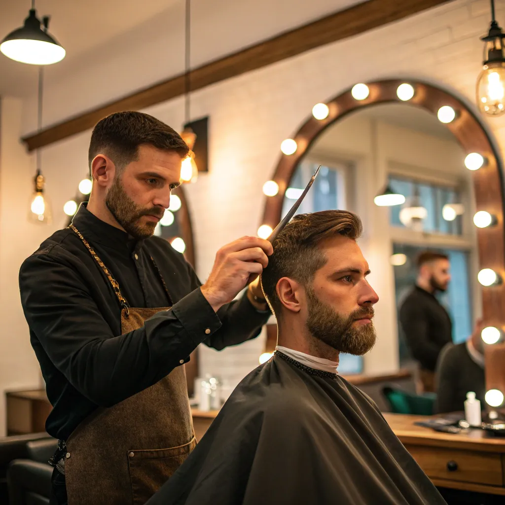 اصلاح موی سر مردانه کلاسیک در تهران جنت آباد