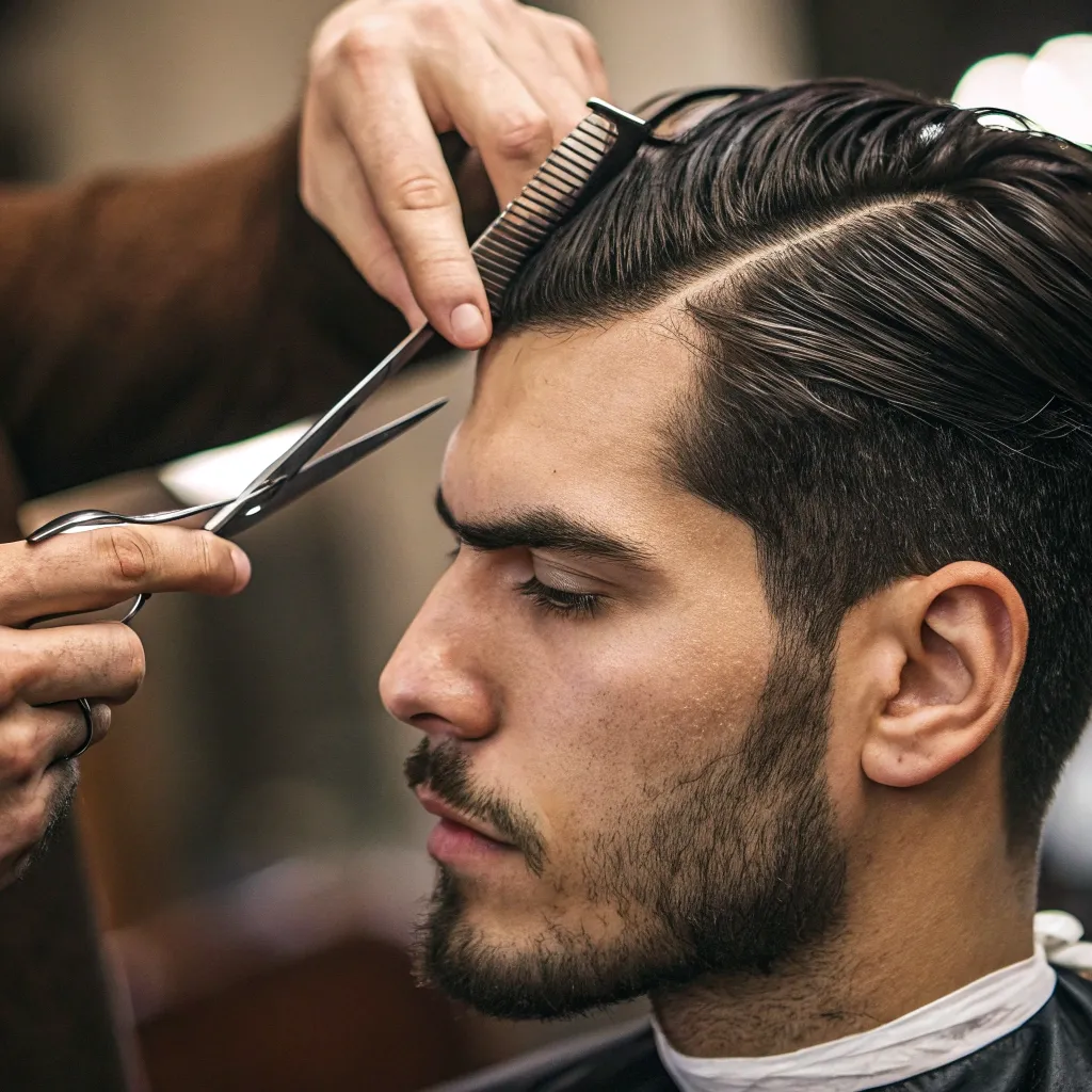 اصلاح موی سر مردانه کلاسیک در تهران جنت آباد