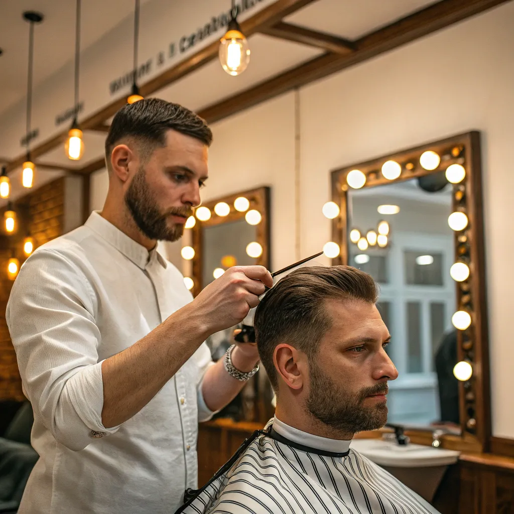 اصلاح موی سر مردانه کلاسیک در تهران مهرآباد 1 اصلاح موی سر مردانه کلاسیک در تهران مهرآباد