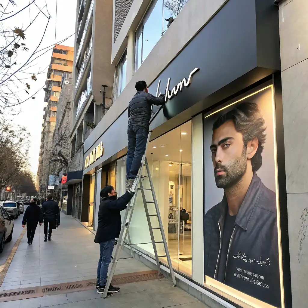 تابلو مغازه فوری در اصفهان ساخت ۴۸ ساعته