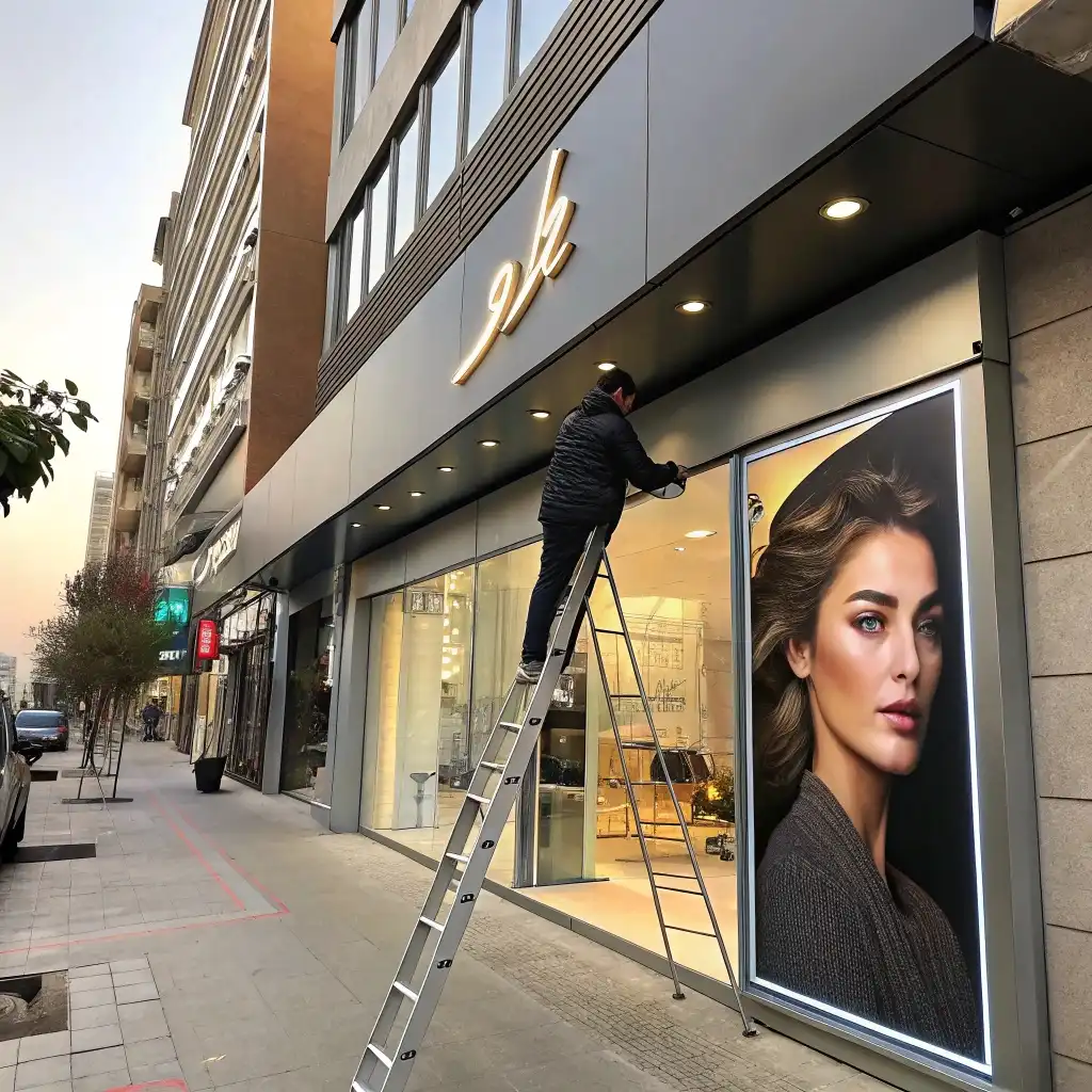 تابلو مغازه فوری در اصفهان ساخت ۴۸ ساعته