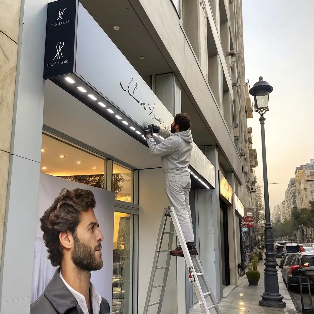 تابلو مغازه فوری در شیراز ساخت ۴۸ ساعته