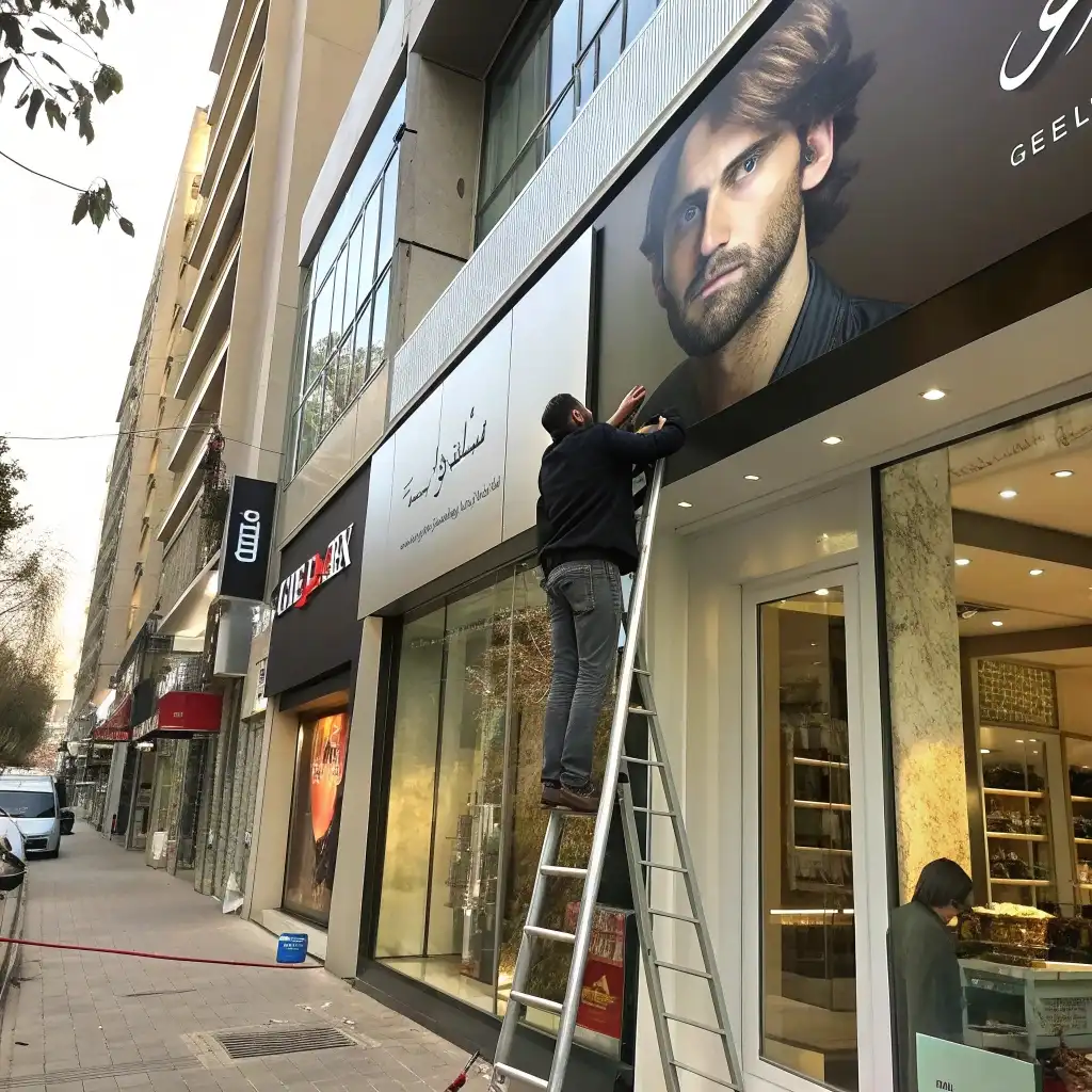 تابلو مغازه فوری در شیراز ساخت ۴۸ ساعته