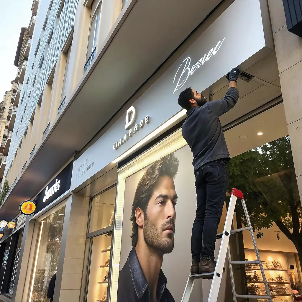 تابلو مغازه فوری در یزد ساخت ۴۸ ساعته