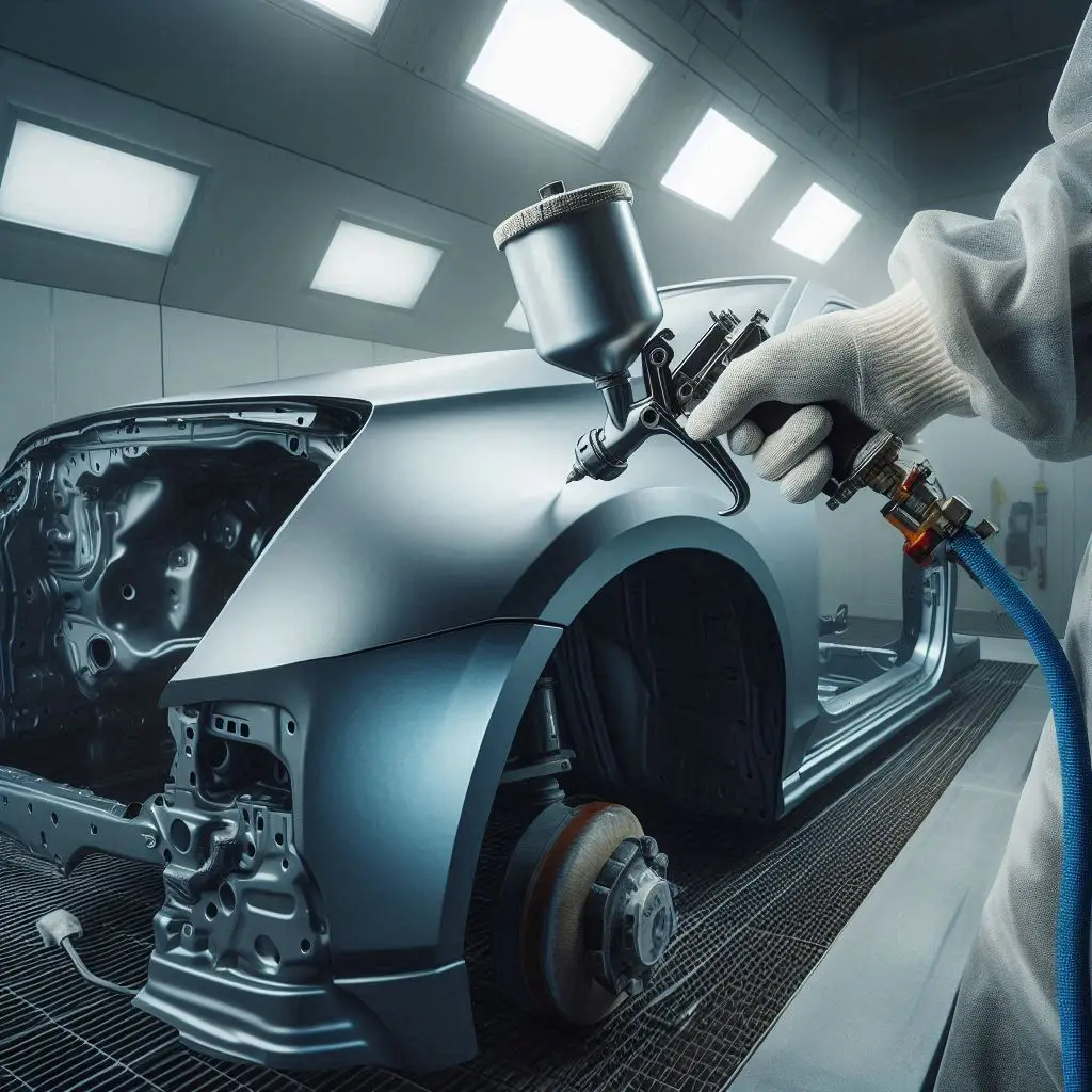 ترمیم رنگ خودرو؛ مراحل صافکاری و نقاشی 2