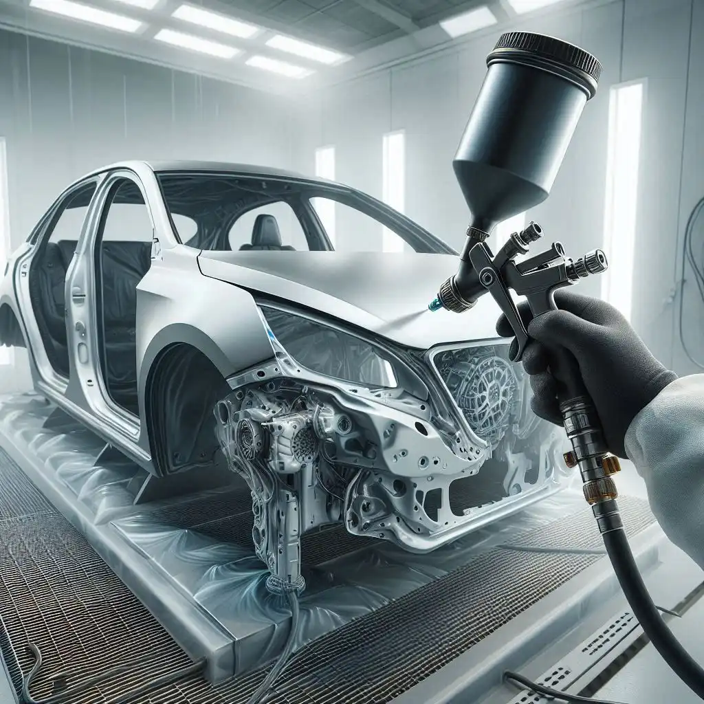 ترمیم رنگ خودرو؛ مراحل صافکاری و نقاشی 3