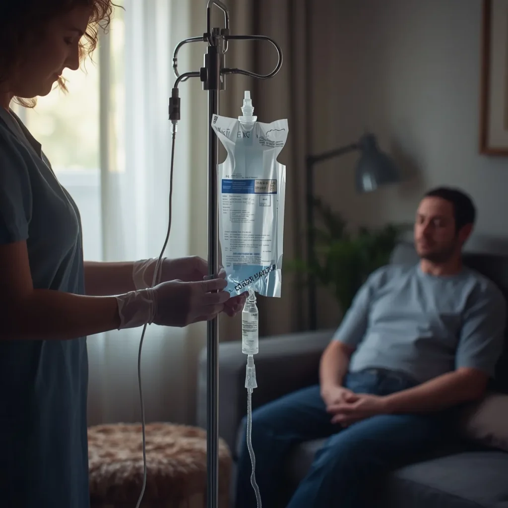 تزریق سرم در منزل شبانه روزی در شمال تهران الهیه