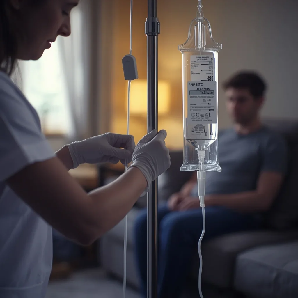 تزریق سرم در منزل شبانه روزی در شمال تهران ولنجک