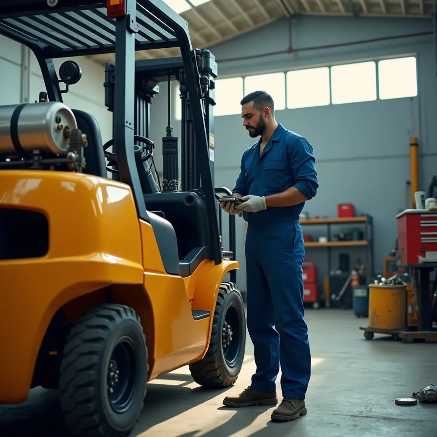 تعمیر لیفتراک تویوتا در تهران شهرک صنعتی پرند