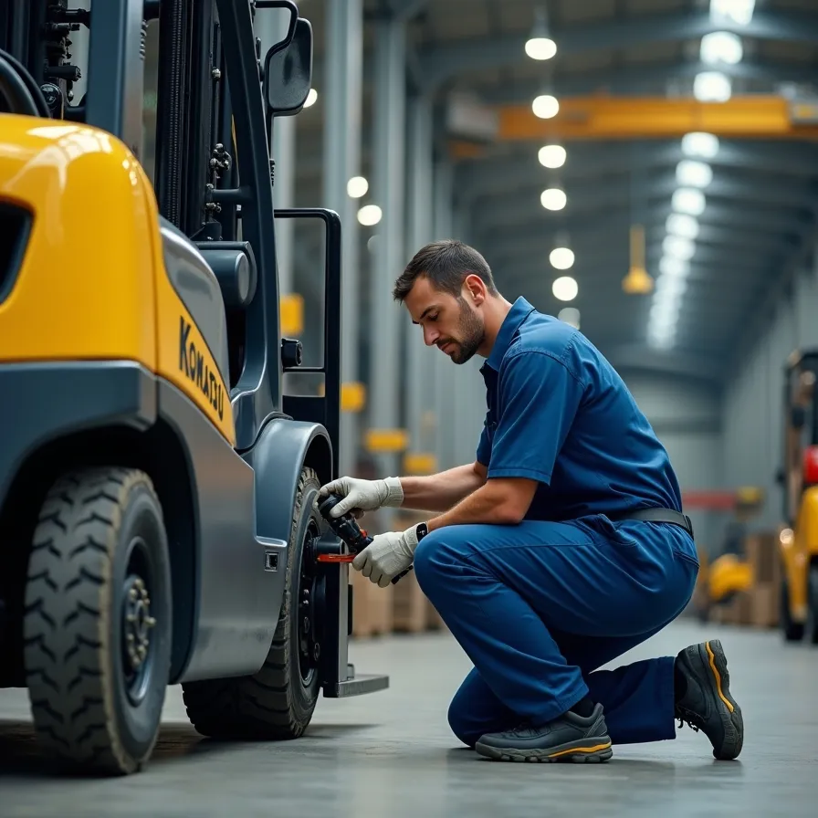 تعمیر لیفتراک کوماتسو در تهران حسن‌ آباد