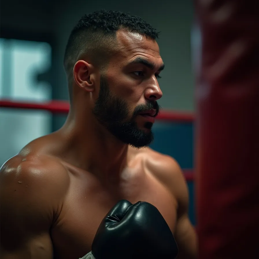 تمرین برای نفس کم نیاوردن در بوکس در تهران پاسداران