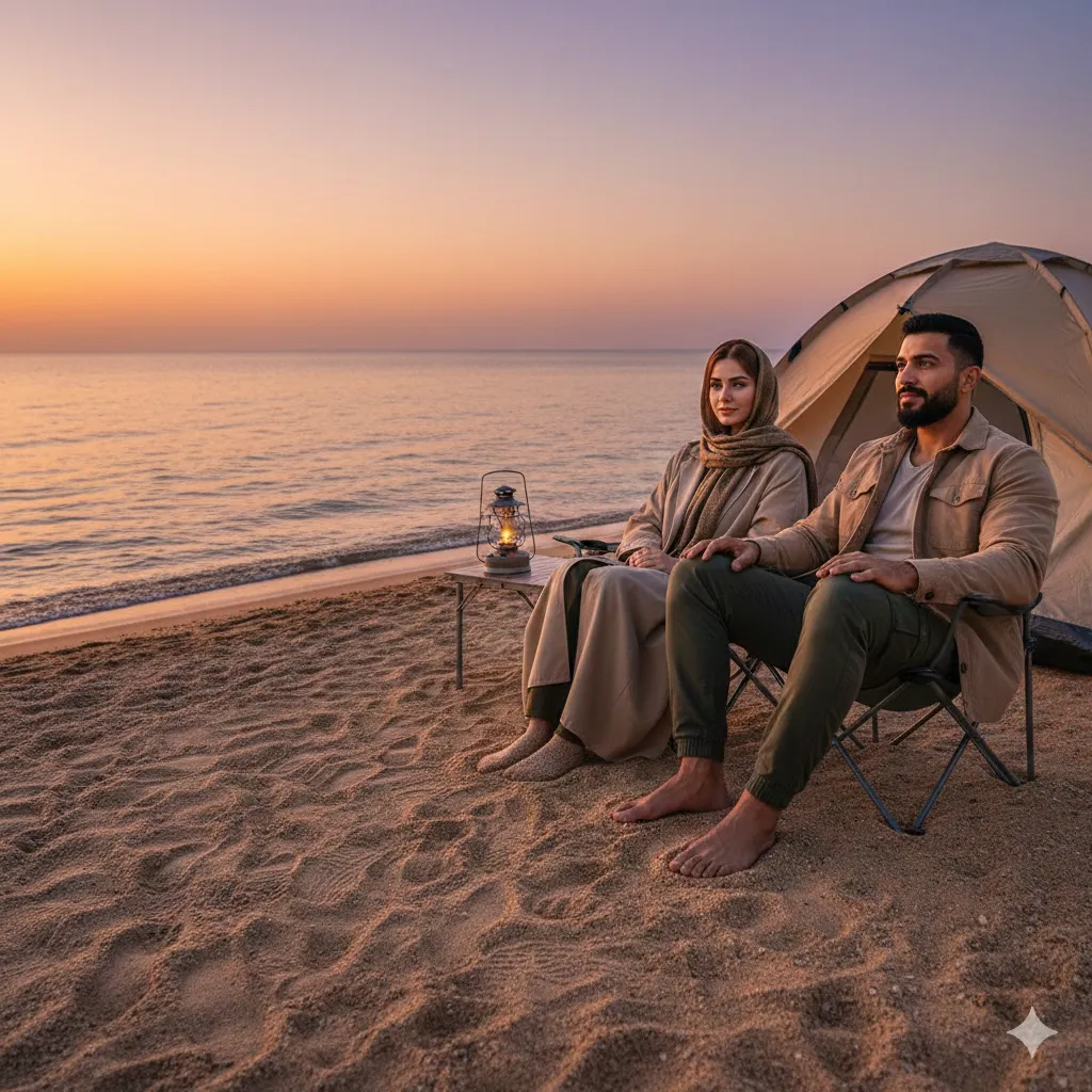 تور بندر لاوان با کمپینگ ساحلی