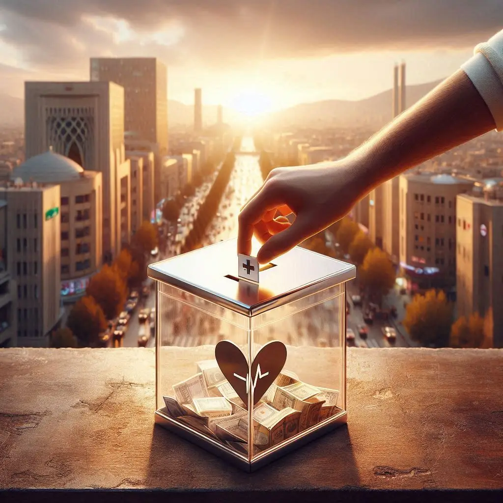 جمع آوری کمک برای درمان بیماران نیازمند در پردیس 1 جمع آوری کمک برای درمان بیماران نیازمند در پردیس 1