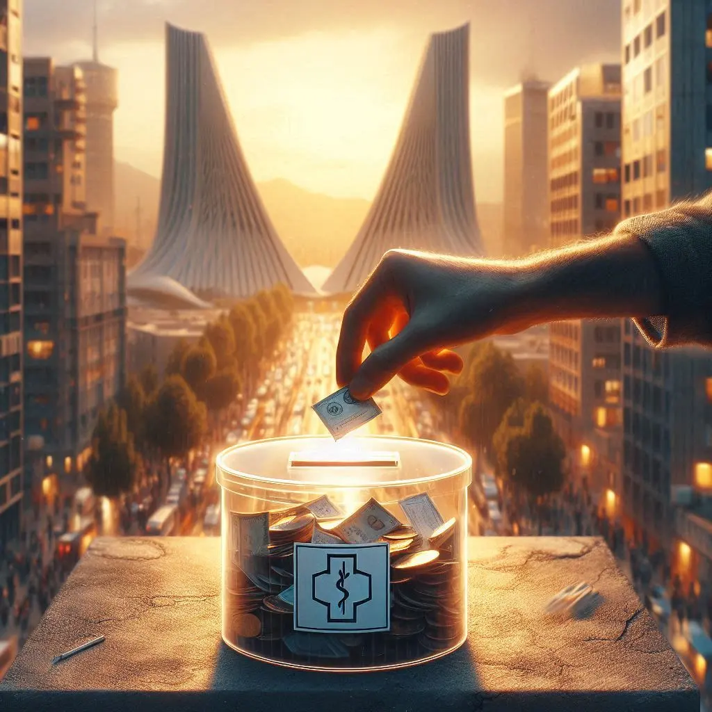 جمع آوری کمک برای درمان بیماران نیازمند در پردیس