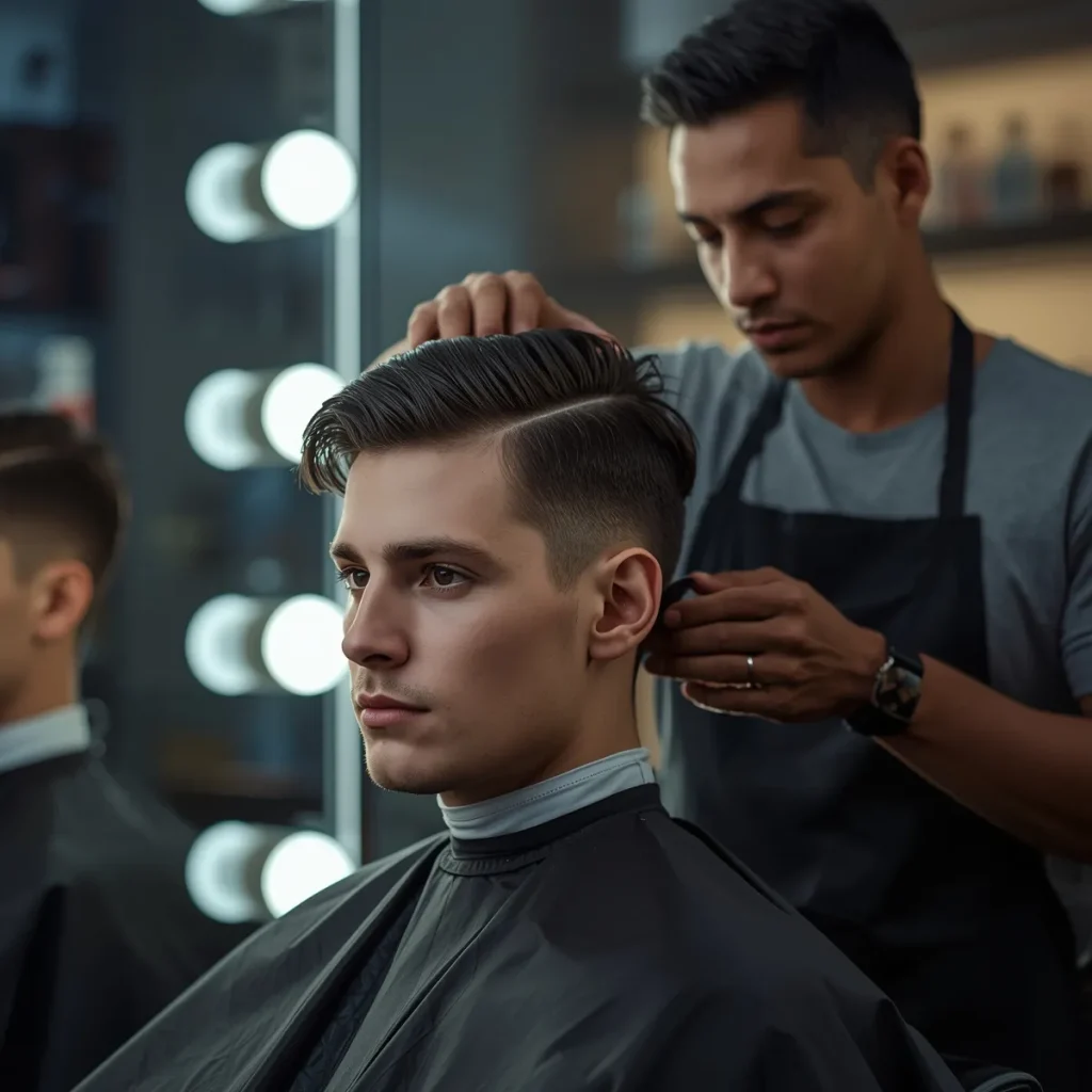 خدمات آموزش مدل موی فرق بغل در تهران جردن