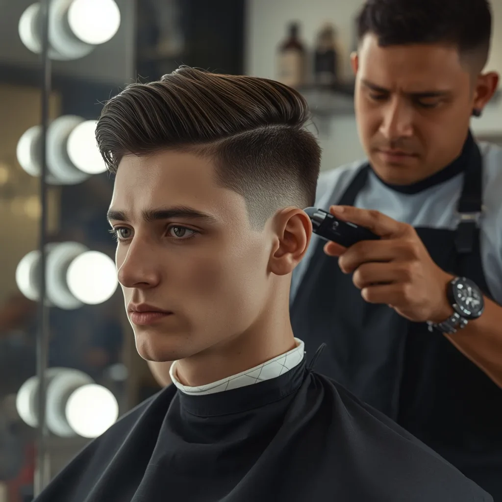 خدمات آموزش مدل موی فرق بغل در تهران جردن