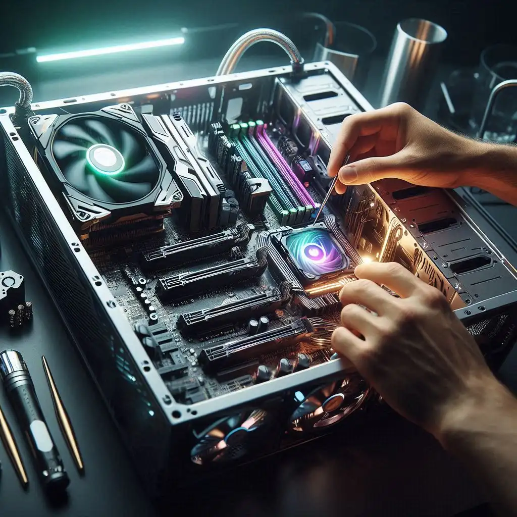 خدمات اسمبل کامپیوتر گیمینگ در تهران ولیعصر