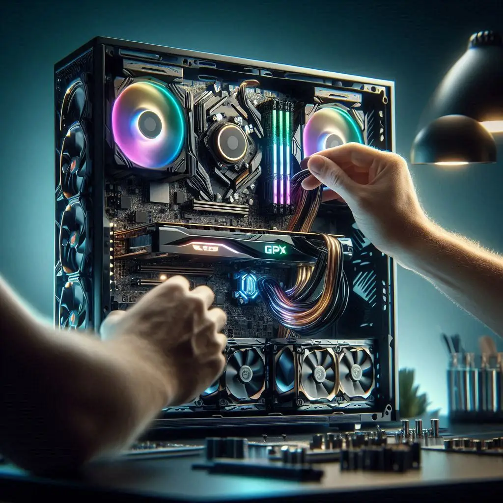 خدمات اسمبل کامپیوتر گیمینگ در تهران ولیعصر