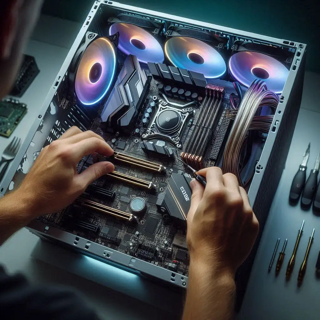 خدمات اسمبل کامپیوتر گیمینگ در تهران یوسف آباد