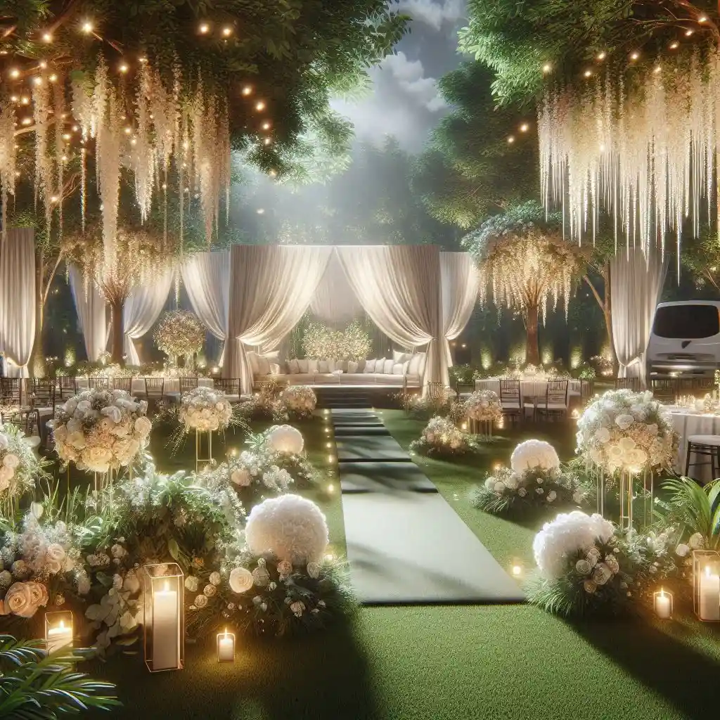 خدمات باغ تالار عروسی در اصفهان با پارکینگ VIP