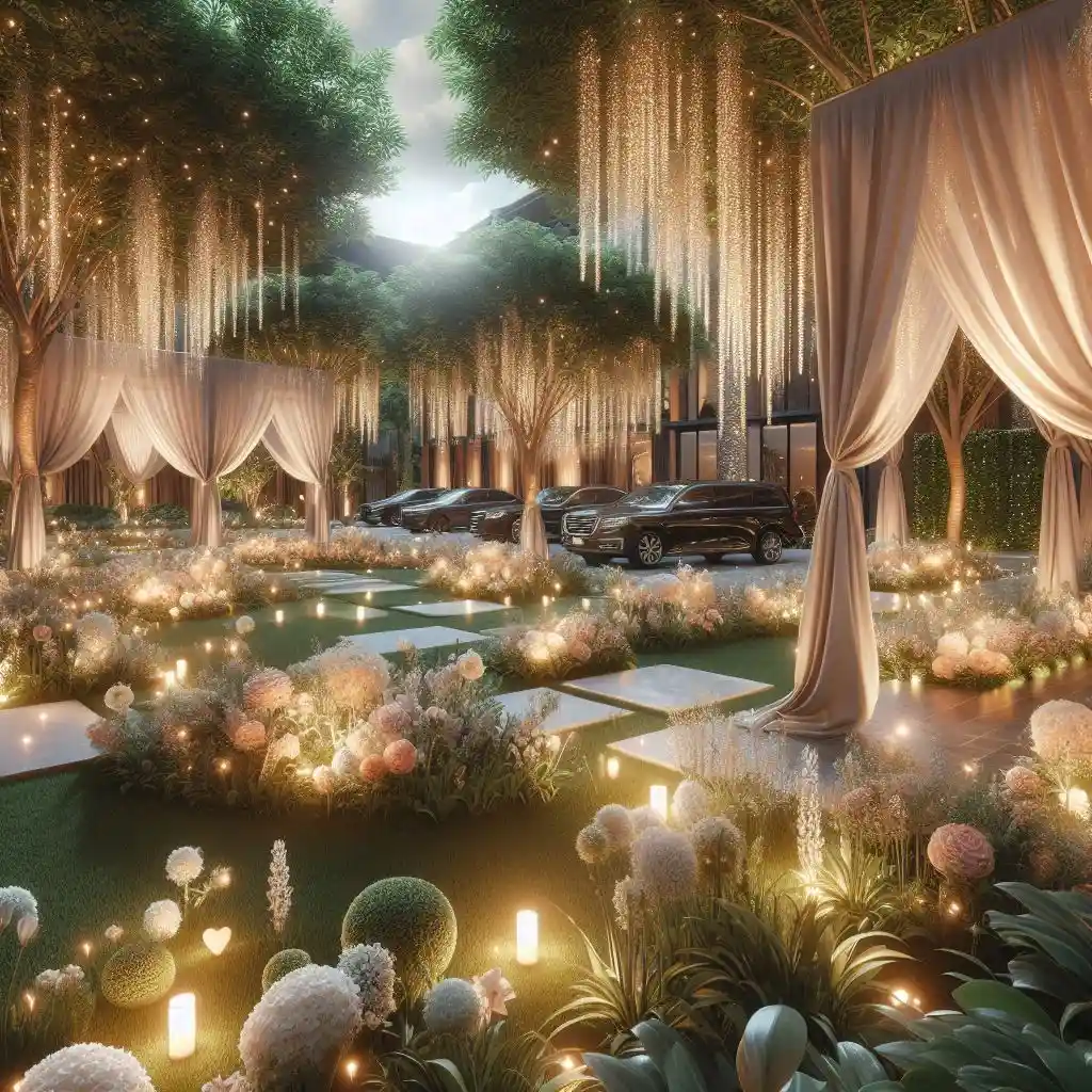 خدمات باغ تالار عروسی در تهران با پارکینگ VIP