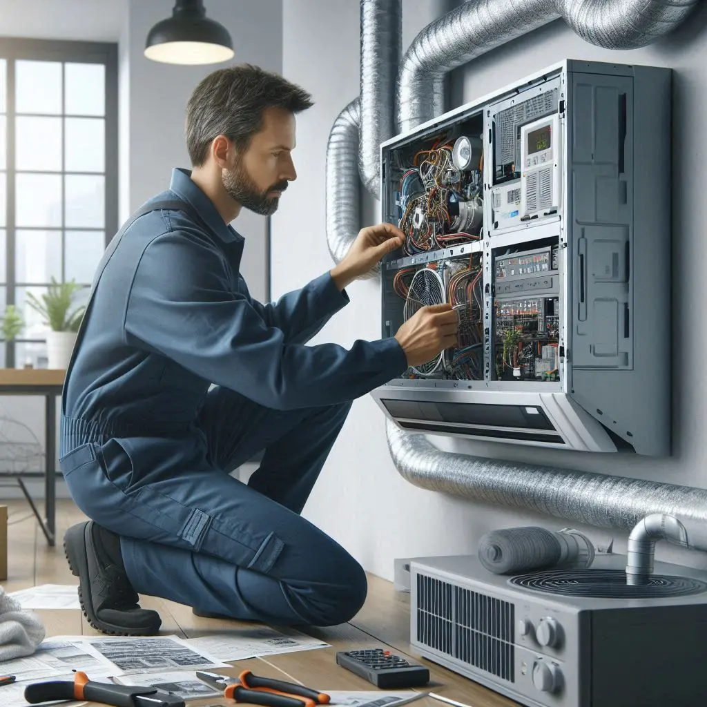 خدمات تعمیر داکت اسپلیت ۲۴ ساعته در کرج