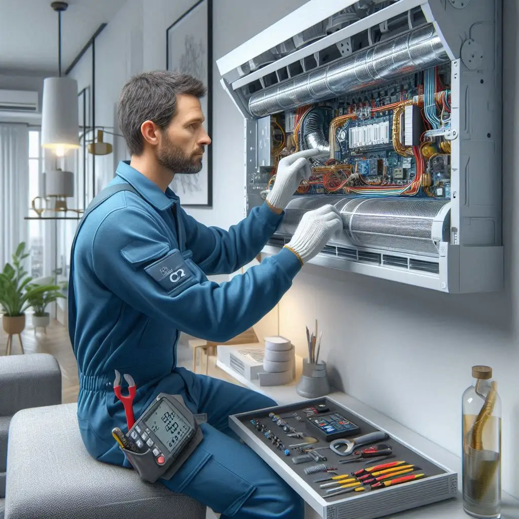 خدمات تعمیر داکت اسپلیت ۲۴ ساعته در کرج