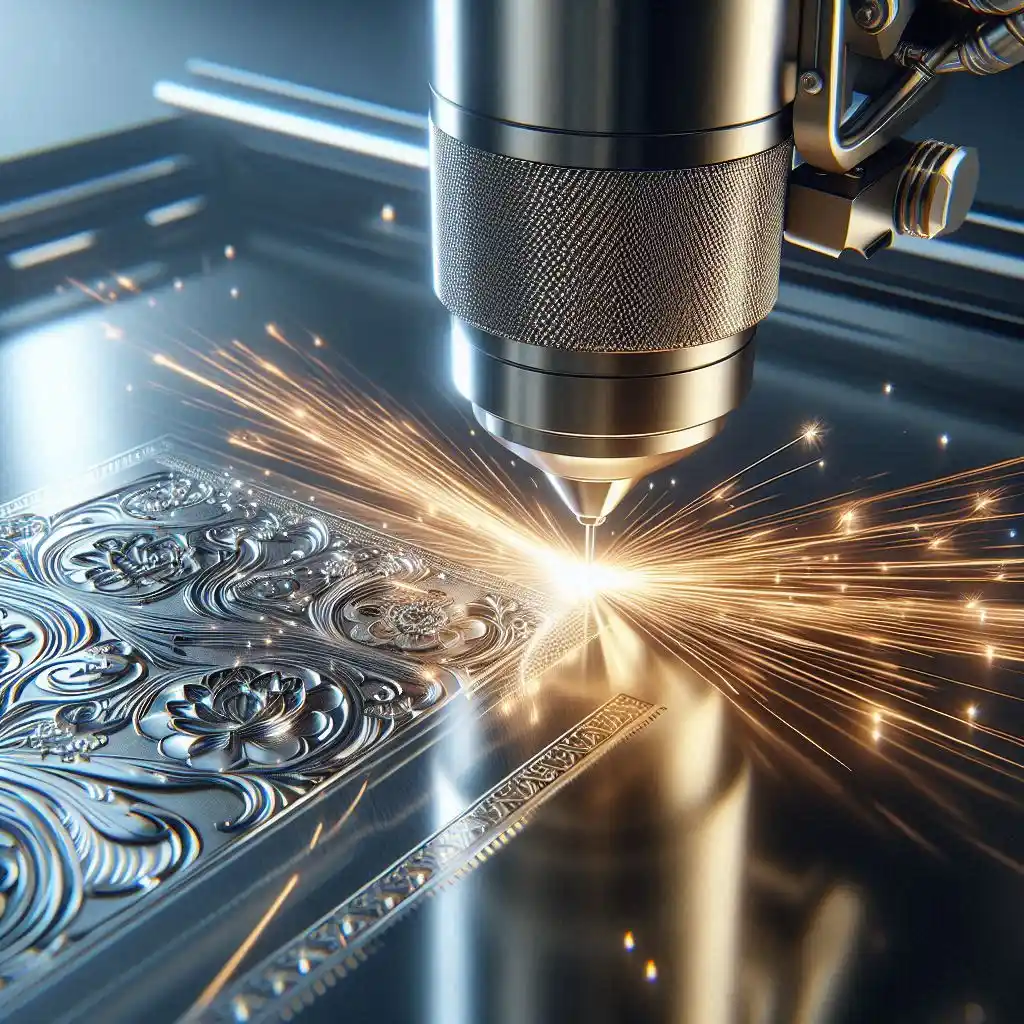 خدمات حکاکی لیزری فایبر روی استیل در تهران