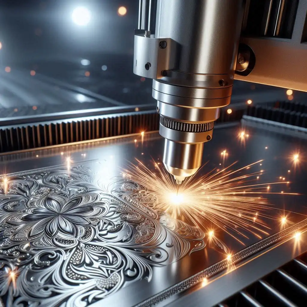 خدمات حکاکی لیزری فایبر روی استیل در قزوین