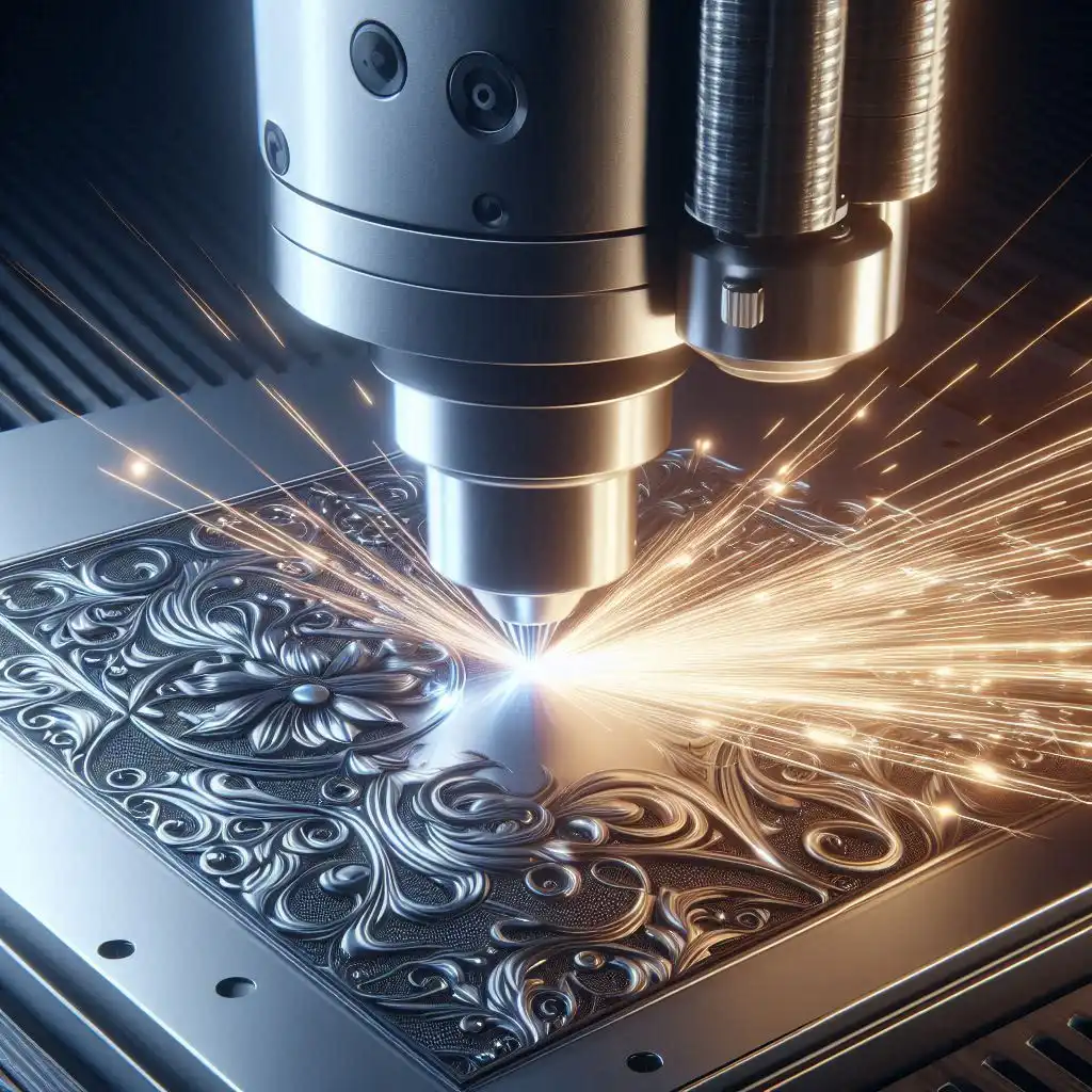 خدمات حکاکی لیزری فایبر روی استیل در کرج