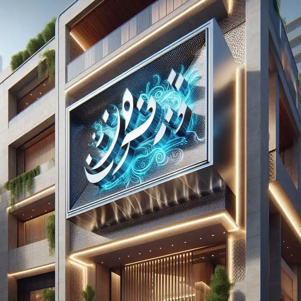 خدمات ساخت تابلو ال ای دی چشمک زن در تهران آجودانیه