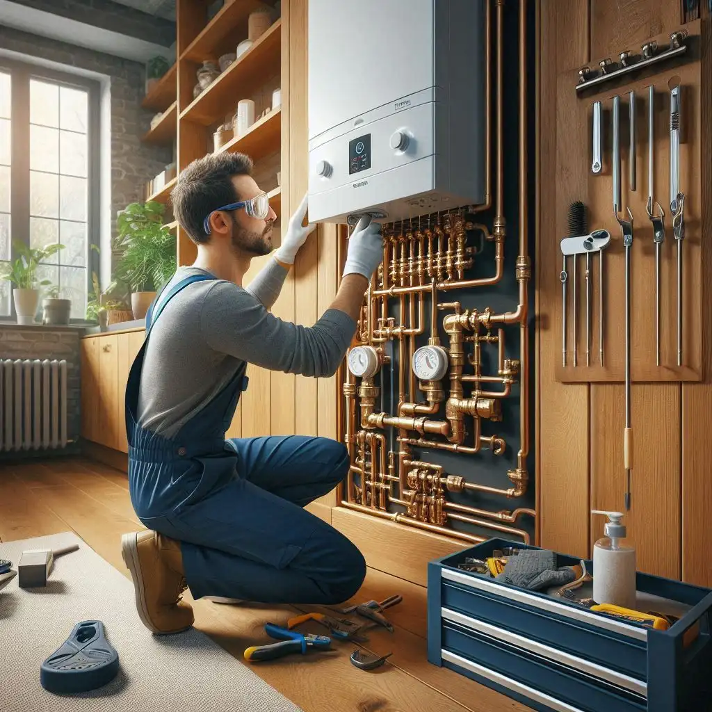 خدمات سرویس پکیج دیواری در شیراز با اسیدشویی رایگان