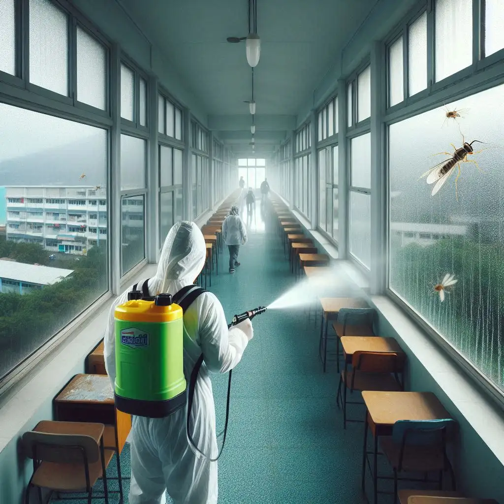 خدمات سمپاشی مدارس بدون ایجاد حساسیت در مازندران 2