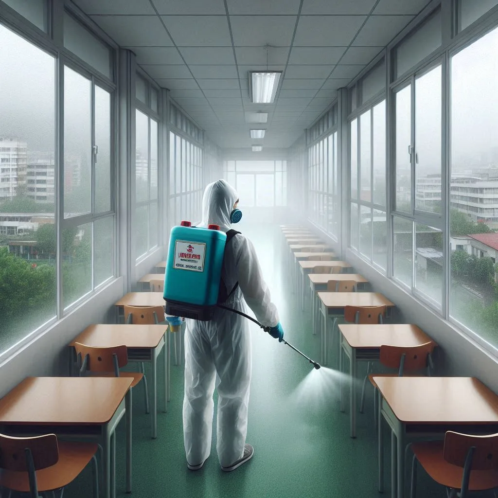 خدمات سمپاشی مدارس بدون ایجاد حساسیت در مازندران