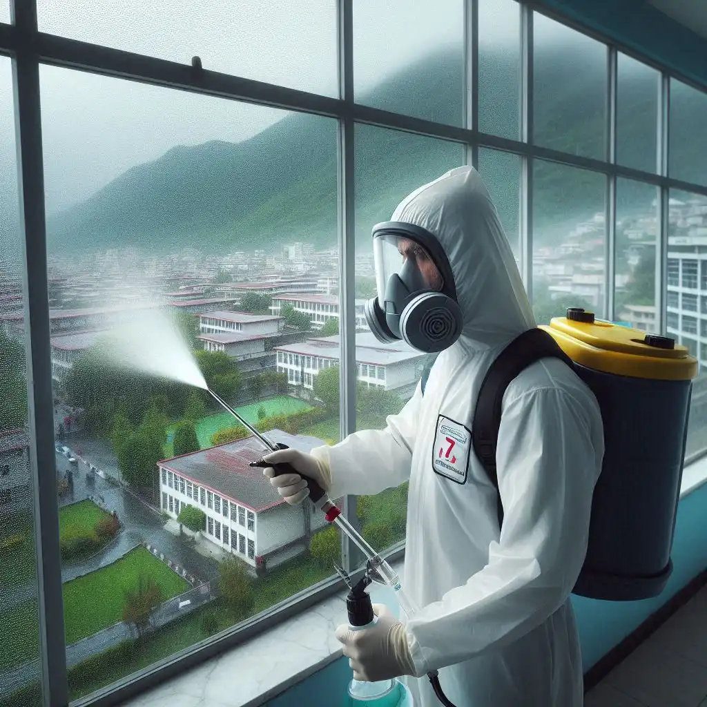 خدمات سمپاشی مدارس بدون ایجاد حساسیت در گیلان 2