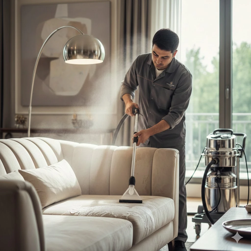 خدمات شستشو و خشکشویی انواع مبل در تهران آجودانیه