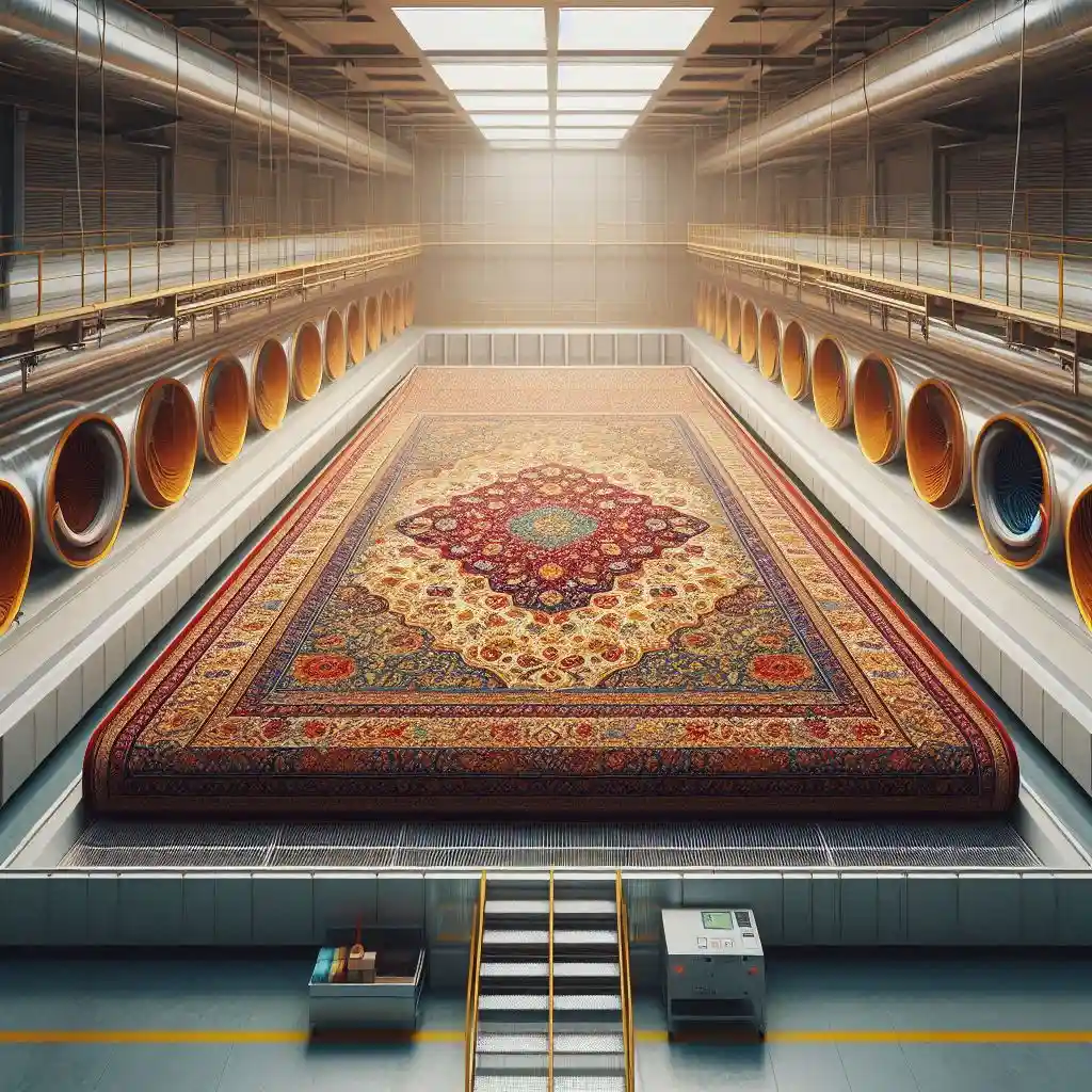 خدمات شستشوی فرش 12 متری در خراسان جنوبی