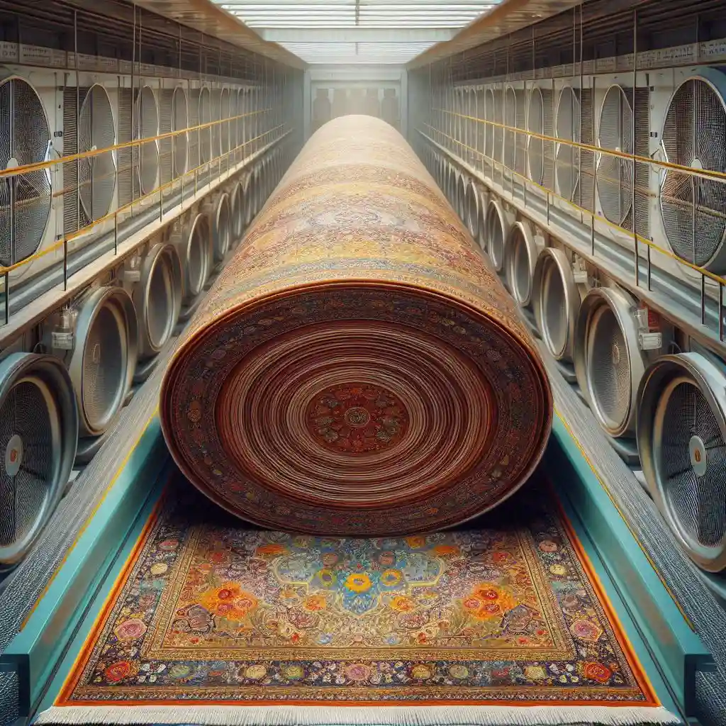 خدمات شستشوی فرش 12 متری در خراسان شمالی