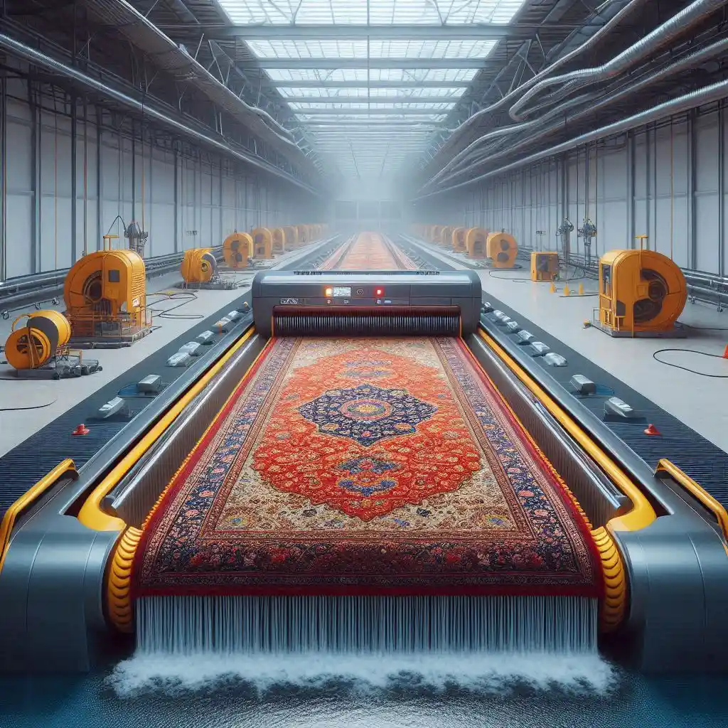 خدمات شستشوی فرش 12 متری در سمنان