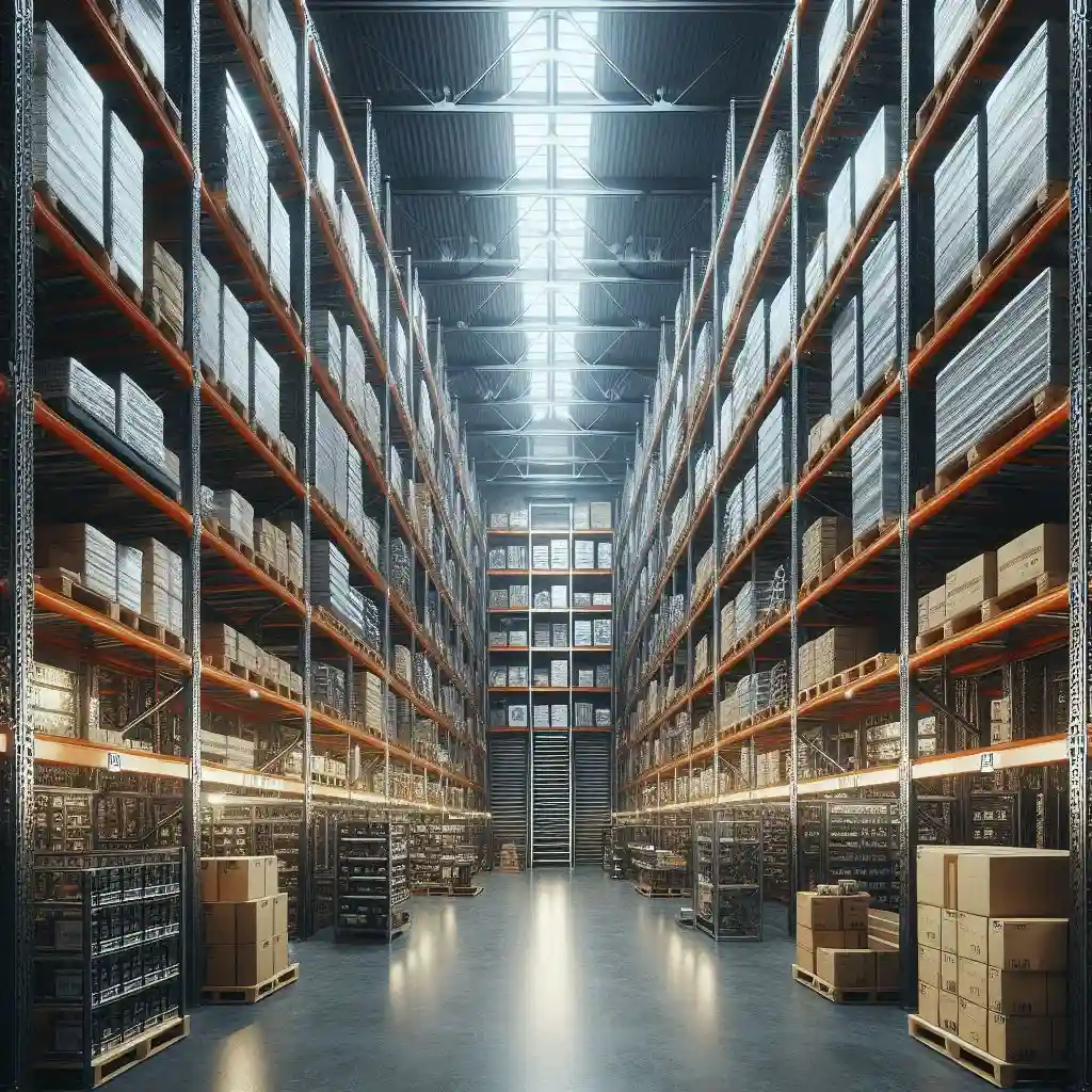 خدمات قفسه بندی انبار صنعتی در قزوین با طراحی رایگان