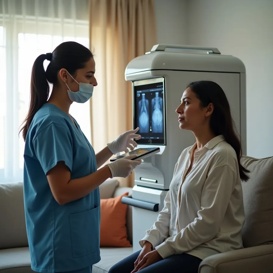 خدمات ماموگرافی در منزل در تهران دروس