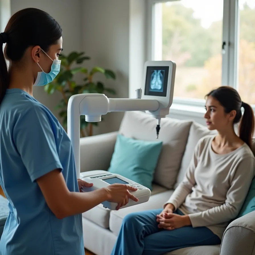 خدمات ماموگرافی در منزل در تهران ولنجک