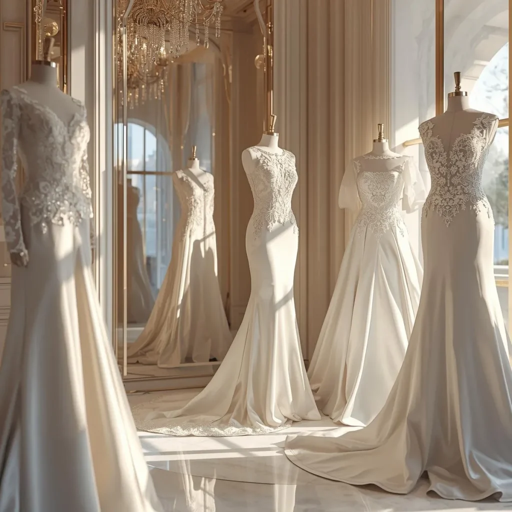 خدمات مزون لباس عروس در الهیه تهران با دوخت اختصاصی رایگان