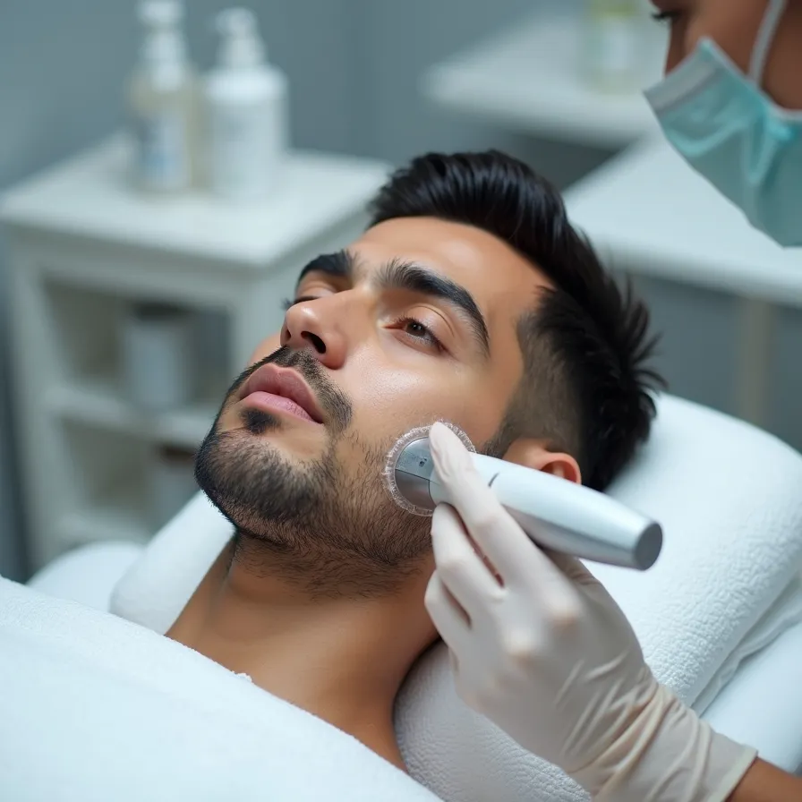 خدمات میکرودرم صورت اقایان در کرج گوهردشت