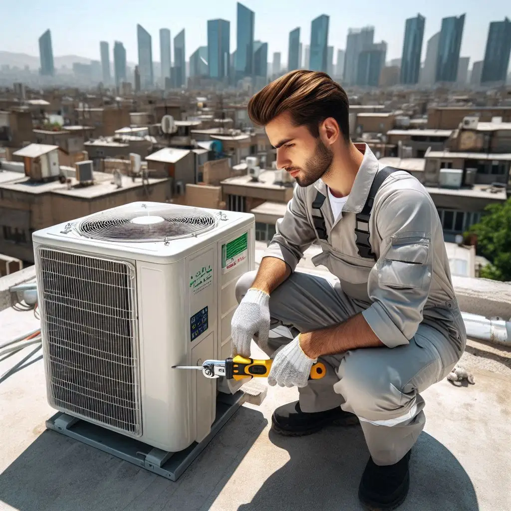 خدمات نصب کولر گازی در تهران گاندی کمتر از 1 ساعت