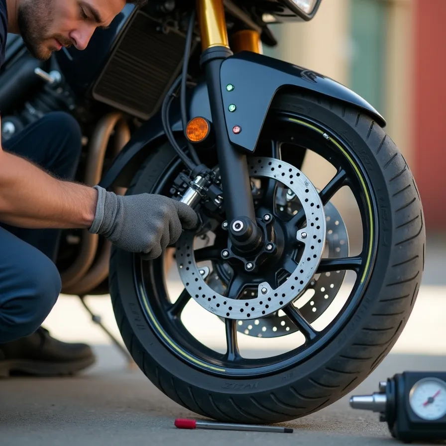 خدمات پنچرگیری سیار موتور در تهران بزرگراه حکیم