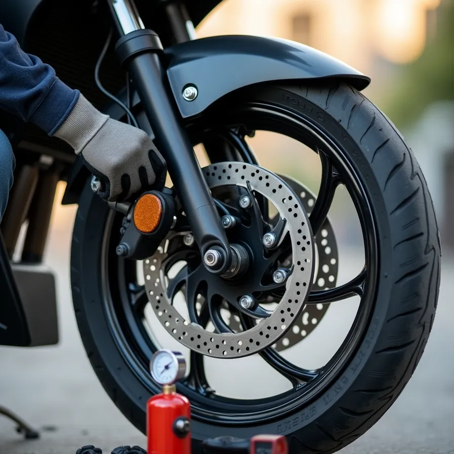 خدمات پنچرگیری سیار موتور در تهران بزرگراه گمنام