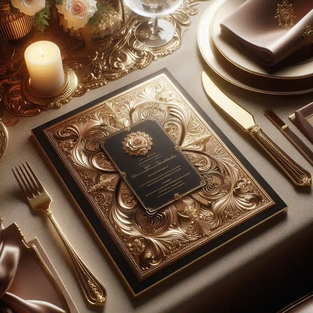 خدمات چاپ دعوتنامه عروسی لاکچری در قزوین