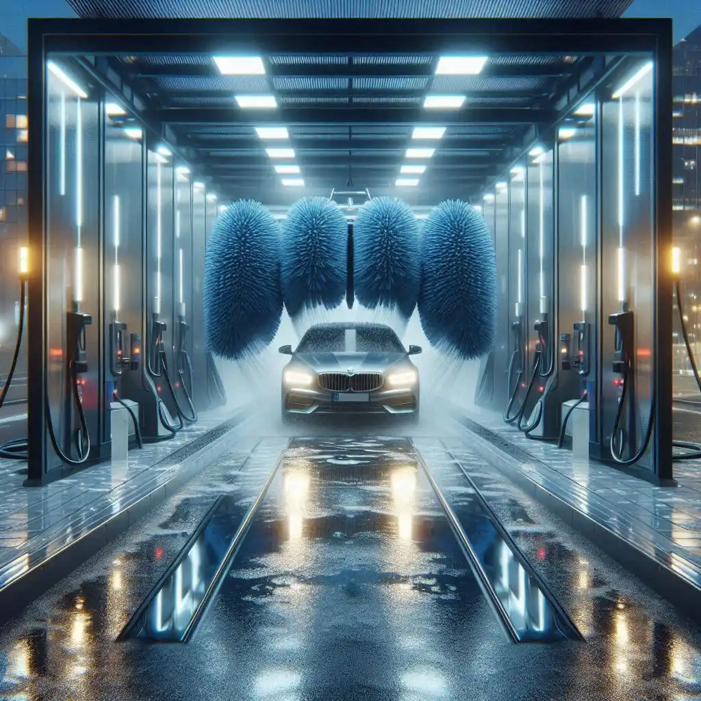 خدمات کارواش اتوماتیک تونلی در تهران زعفرانیه